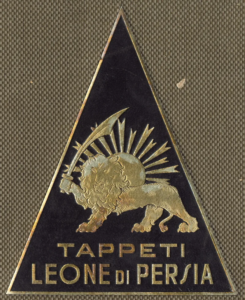 Marchio Tappeti Leone di Persia degli anni Trenta — تصویر رکورد یوروپیانا
