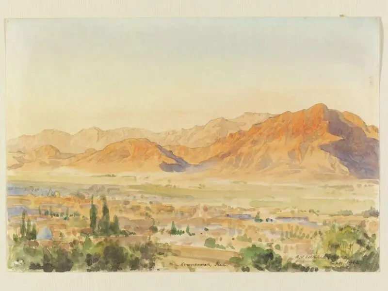 Watercolour: Kermanshah, Iran — تصویر رکورد موزهٔ ویکتوریا و آلبرت