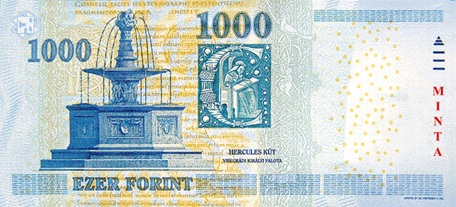 پشت اسکناس — 1000 فورینت مجارستان