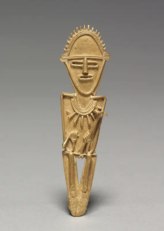 Tunjos (Votive Offering Figurine) — تصویر رکورد موزهٔ هنر کلیولند (دسترسی آزاد)