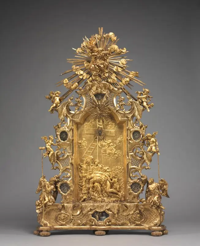 Altarpiece with Relics — تصویر رکورد موزهٔ هنر کلیولند (دسترسی آزاد)