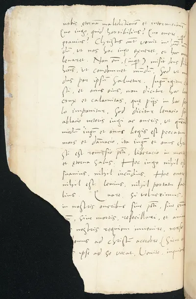 Brief von Johannes Brenz an Christian Distelmeyer — تصویر رکورد یوروپیانا