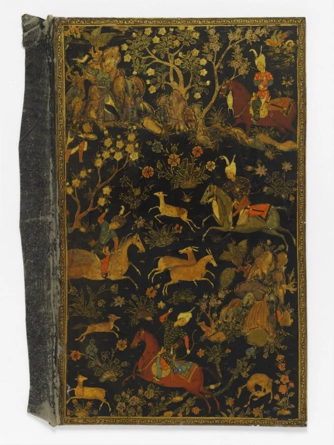 [Persian binding] — تصویر رکورد موزهٔ ویکتوریا و آلبرت