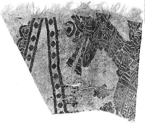 Textile Fragment — تصویر رکورد موزهٔ متروپولیتن (دسترسی آزاد)