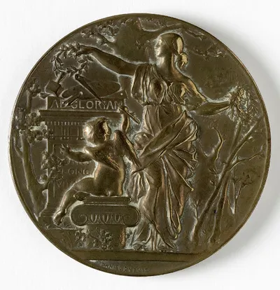 Penning uitgereikt aan de buitenlandse juryleden van de wereldtentoonstelling in Parijs, 1900 — تصویر رکورد یوروپیانا