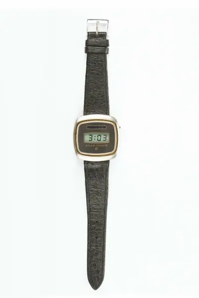 Armbanduhr "Solar Quartz", Cristalonic, München, 1976 — تصویر رکورد یوروپیانا