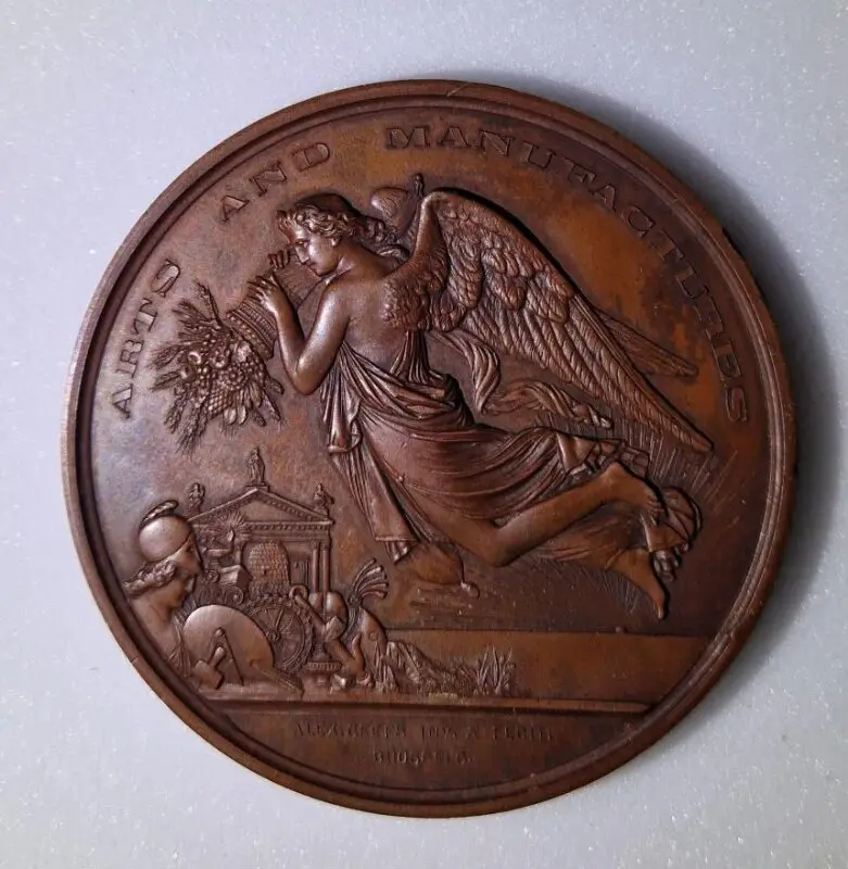 Medal: Dublin International Exhibition 1865, prize medal — تصویر رکورد موزهٔ ویکتوریا و آلبرت
