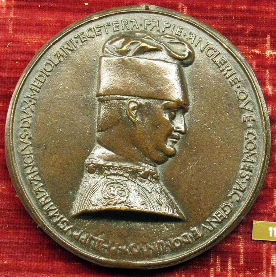 Filippo Maria Visconti medal by Pisanello — تصویر رکورد ویکیداده