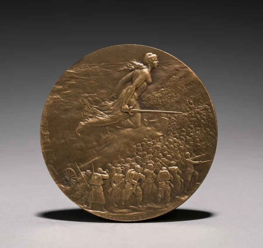 Medal (obverse) — تصویر رکورد موزهٔ هنر کلیولند (دسترسی آزاد)