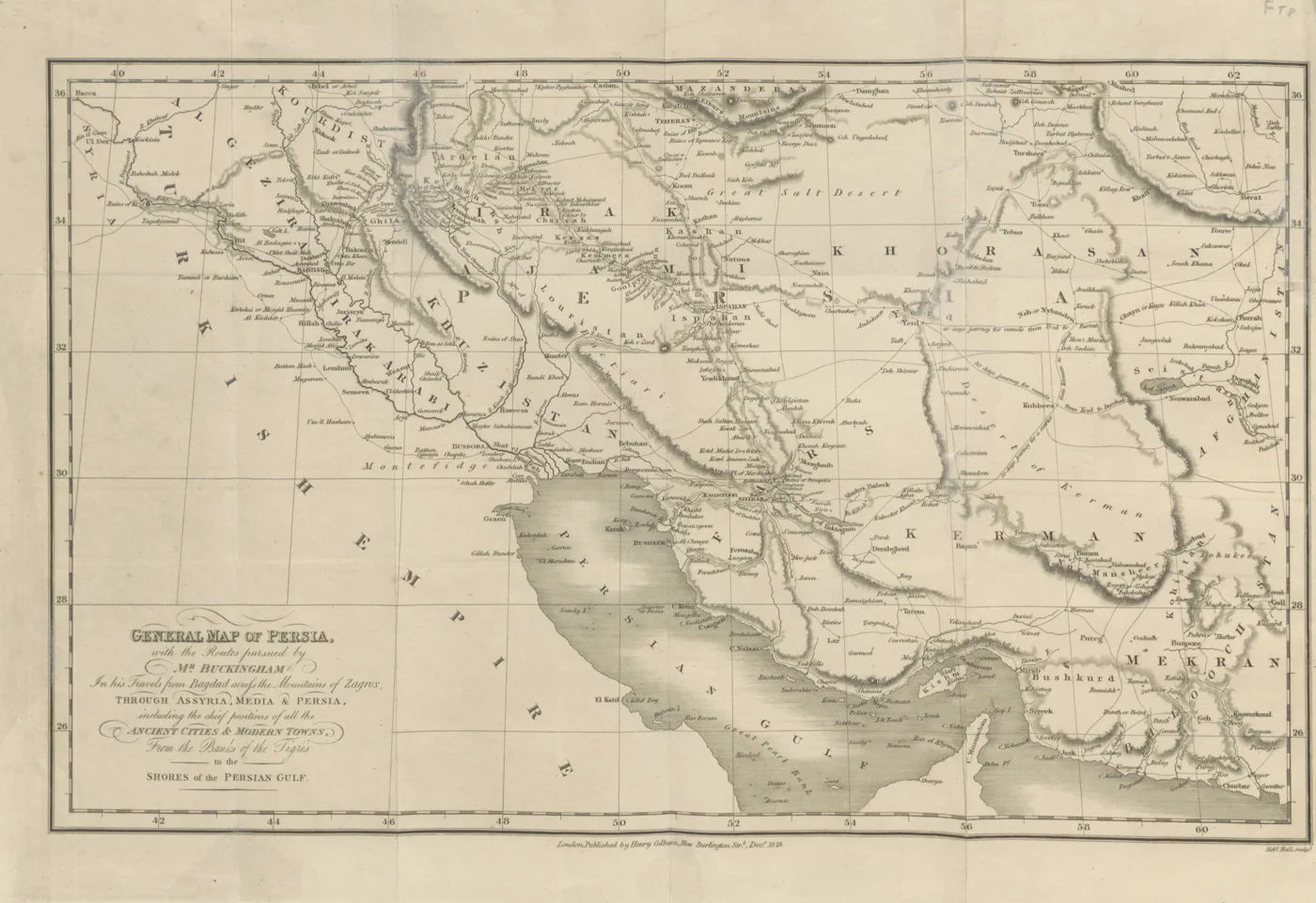 Persia from "[Travels in Assyria, Media, and Persia, etc.]". — تصویر رکورد یوروپیانا