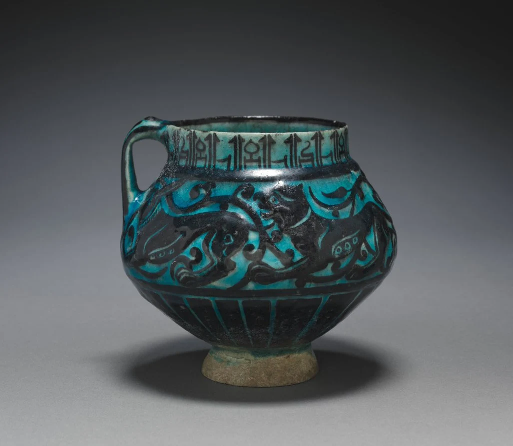 Jug with Running Animals — تصویر رکورد موزهٔ هنر کلیولند (دسترسی آزاد)