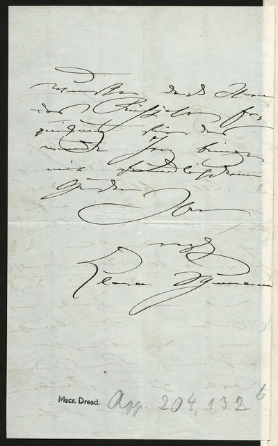 Brief von Clara Schumann an Marie Berna — تصویر رکورد یوروپیانا