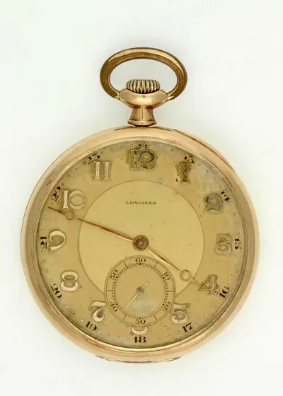 Taschenuhr, Longines, Saint-Imier (CH), um 1925 — تصویر رکورد یوروپیانا