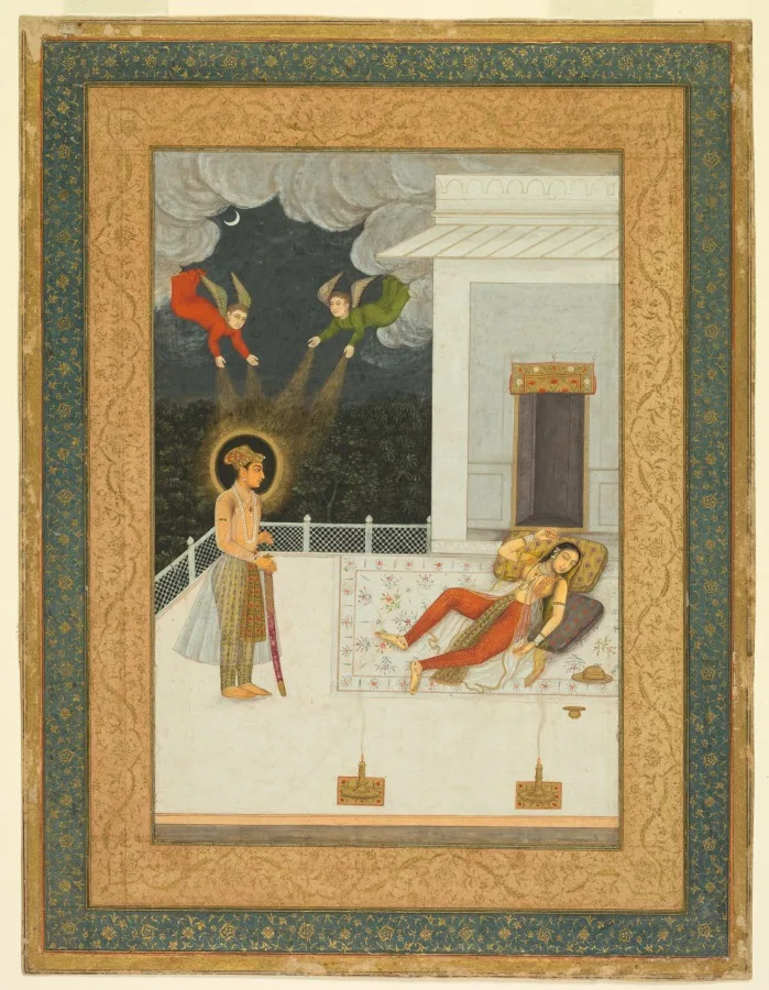 The dream of Zulaykha, from the Amber Album — تصویر رکورد موزهٔ هنر کلیولند (دسترسی آزاد)
