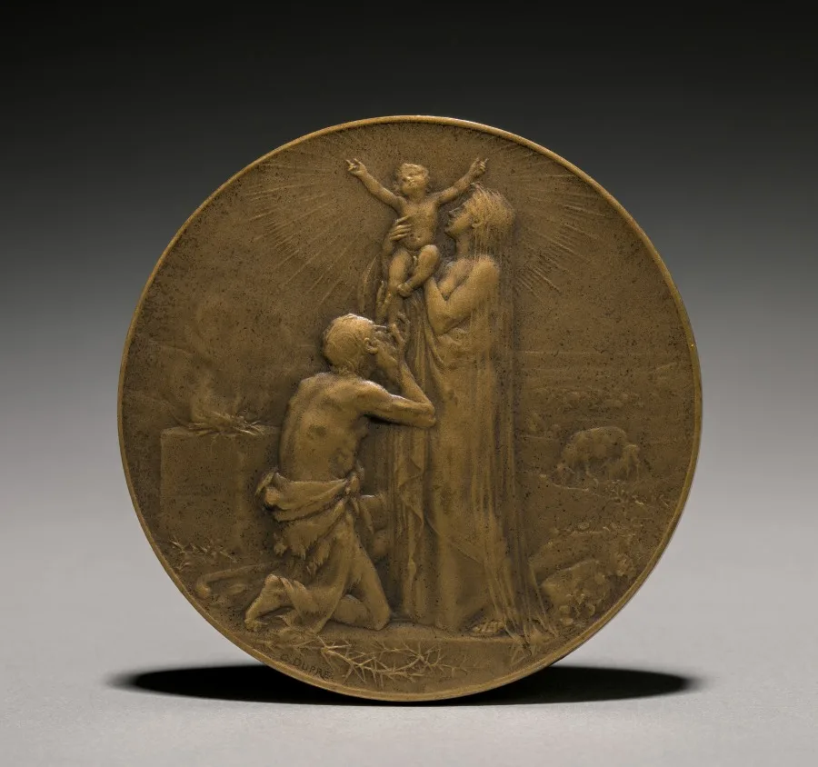 Medal (obverse) — تصویر رکورد موزهٔ هنر کلیولند (دسترسی آزاد)