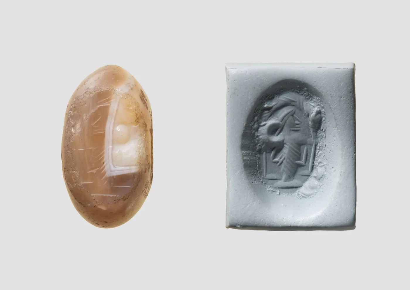 Stamp seal — تصویر رکورد موزهٔ متروپولیتن (دسترسی آزاد)