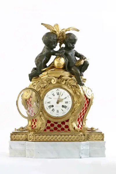 Tischuhr, Julien Leroy, Paris, um 1750, Werk: Samuel Marti und Cie., Montbéliard, um 1850 — تصویر رکورد یوروپیانا