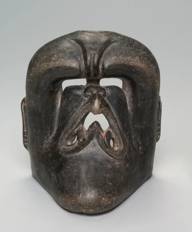 Vessel with Deity Mask — تصویر رکورد موزهٔ هنر کلیولند (دسترسی آزاد)