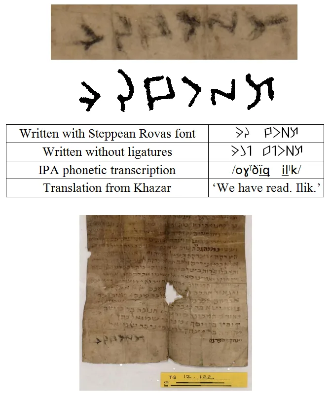 Kievian Letter — تصویر رکورد ویکی‌داده