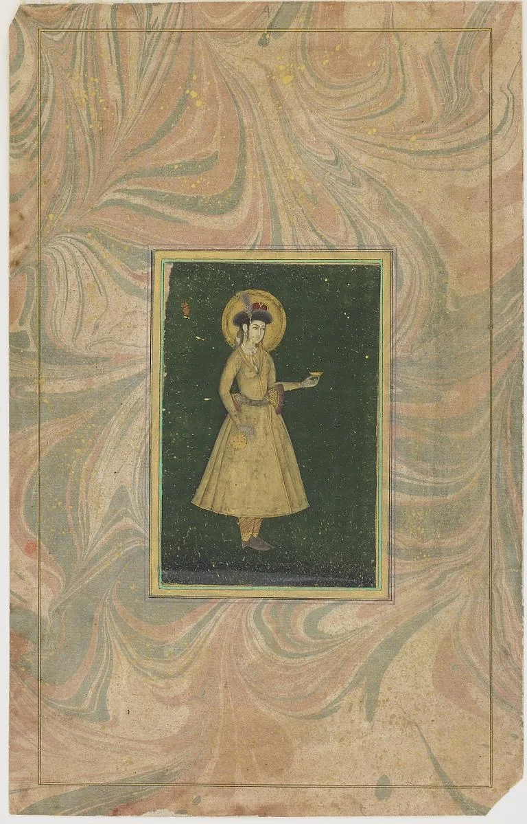 Princess with wine cup — تصویر رکورد موزهٔ ملی هنر آسیایی اسمیتسونیان (دسترسی آزاد)