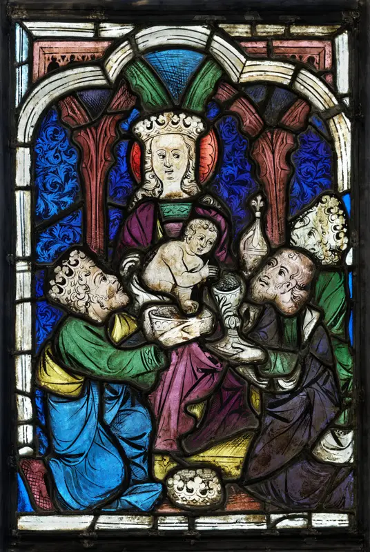 The Adoration of the Magi from the Parish Church of Maria am Waasen in Leoben — تصویر رکورد موزهٔ هنر کلیولند (دسترسی آزاد)