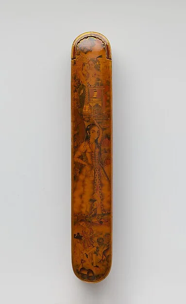 Lacquered Pen Box  (Qalamdan) — تصویر رکورد موزهٔ متروپولیتن (دسترسی آزاد)