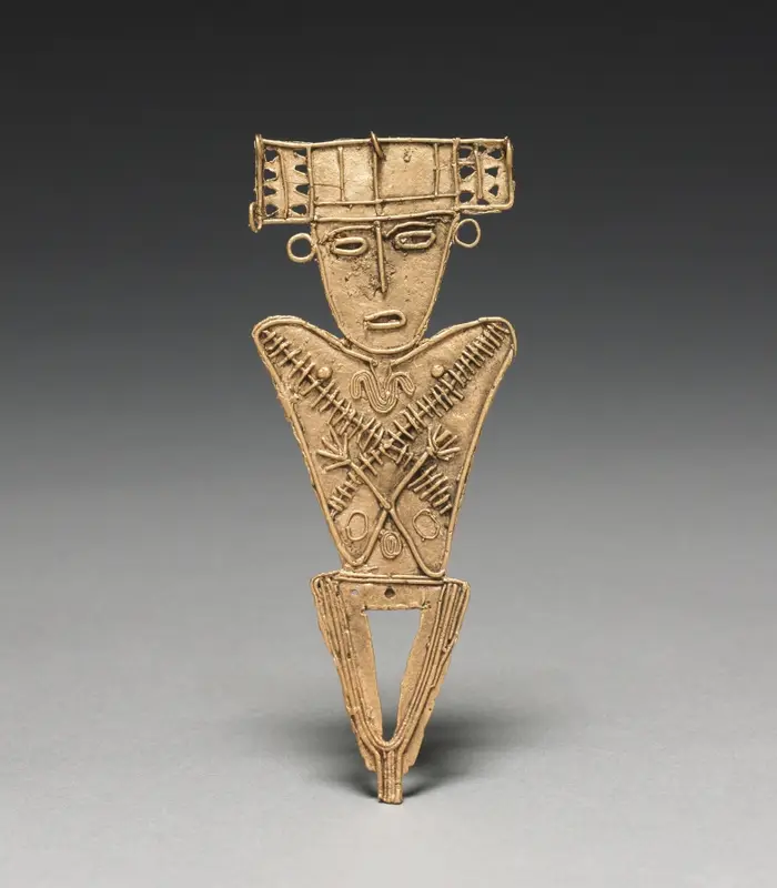 Tunjos (Votive Offering Figurine) — تصویر رکورد موزهٔ هنر کلیولند (دسترسی آزاد)