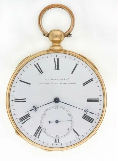 Taschenuhr, Jess-Hans Martens, Furtwangen, 1858-1867 — تصویر رکورد یوروپیانا