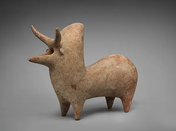 Spouted vessel in the shape of a zebu — تصویر رکورد موزهٔ متروپولیتن (دسترسی آزاد)