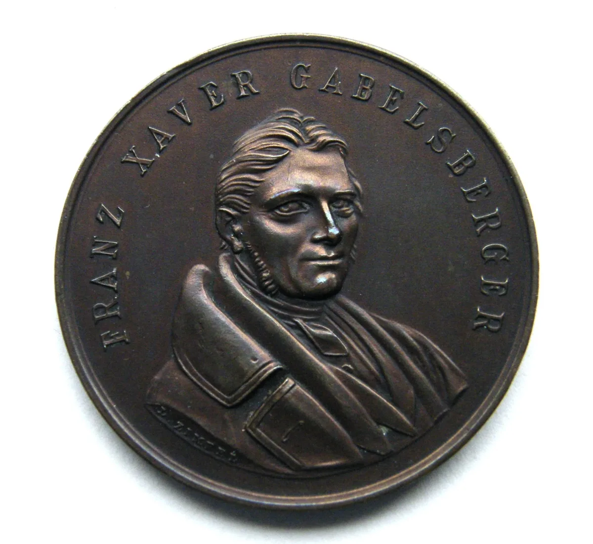 Commemorative Medal Franz Xaver Gabelsberger — تصویر رکورد یوروپیانا