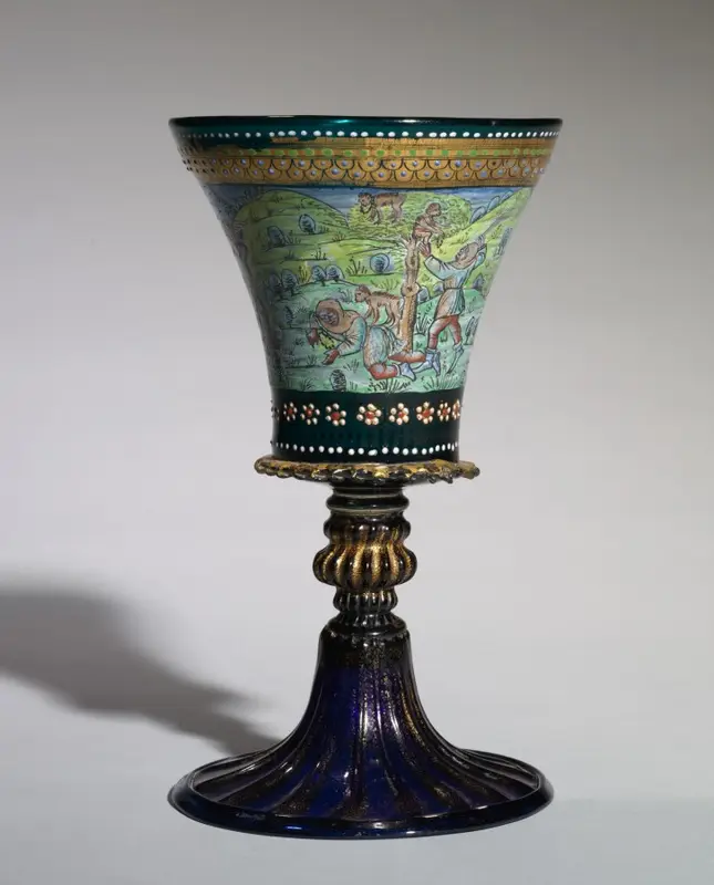 The Peddler Goblet — تصویر رکورد موزهٔ هنر کلیولند (دسترسی آزاد)