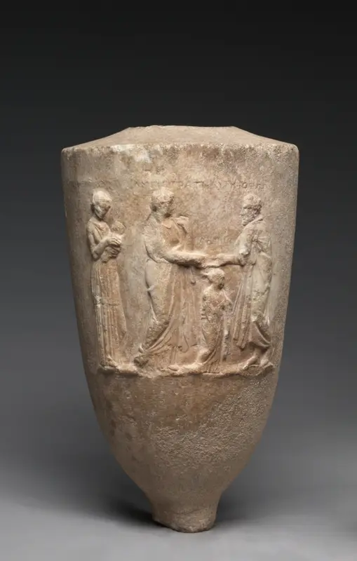 Gravestone in the Form of a Lekythos — تصویر رکورد موزهٔ هنر کلیولند (دسترسی آزاد)