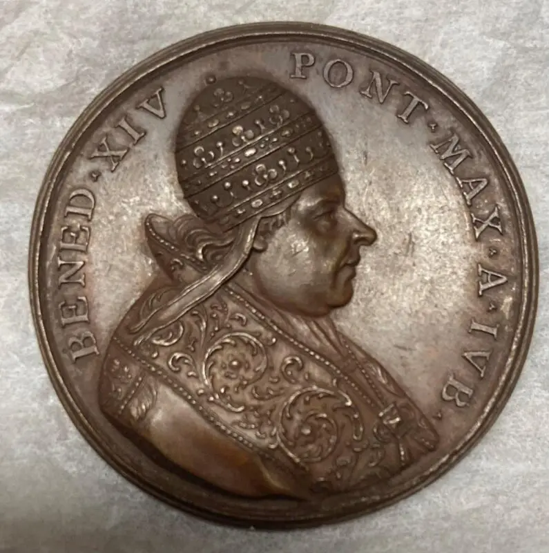 Medal: Medal of Pope Benedict XIV — تصویر رکورد موزهٔ ویکتوریا و آلبرت