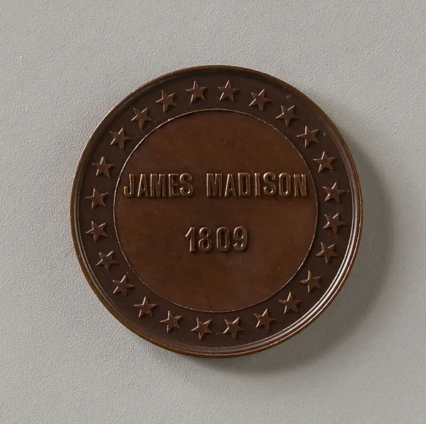 Token of James Madison — تصویر رکورد موزهٔ متروپولیتن (دسترسی آزاد)