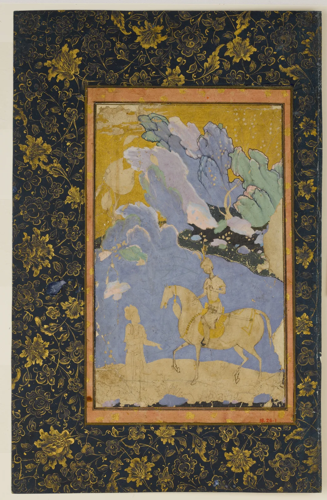 Meeting of a Prince and Poet — تصویر رکورد موزهٔ متروپولیتن (دسترسی آزاد)