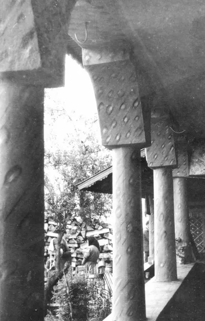 Detaliu de arhitectură, com. Adunații-Copăceni, jud. Giurgiu (1964) — تصویر رکورد یوروپیانا