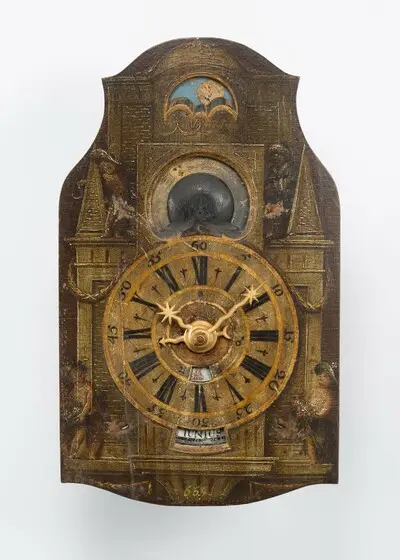 Holzräderuhr, Schwarzwald, um 1780 — تصویر رکورد یوروپیانا
