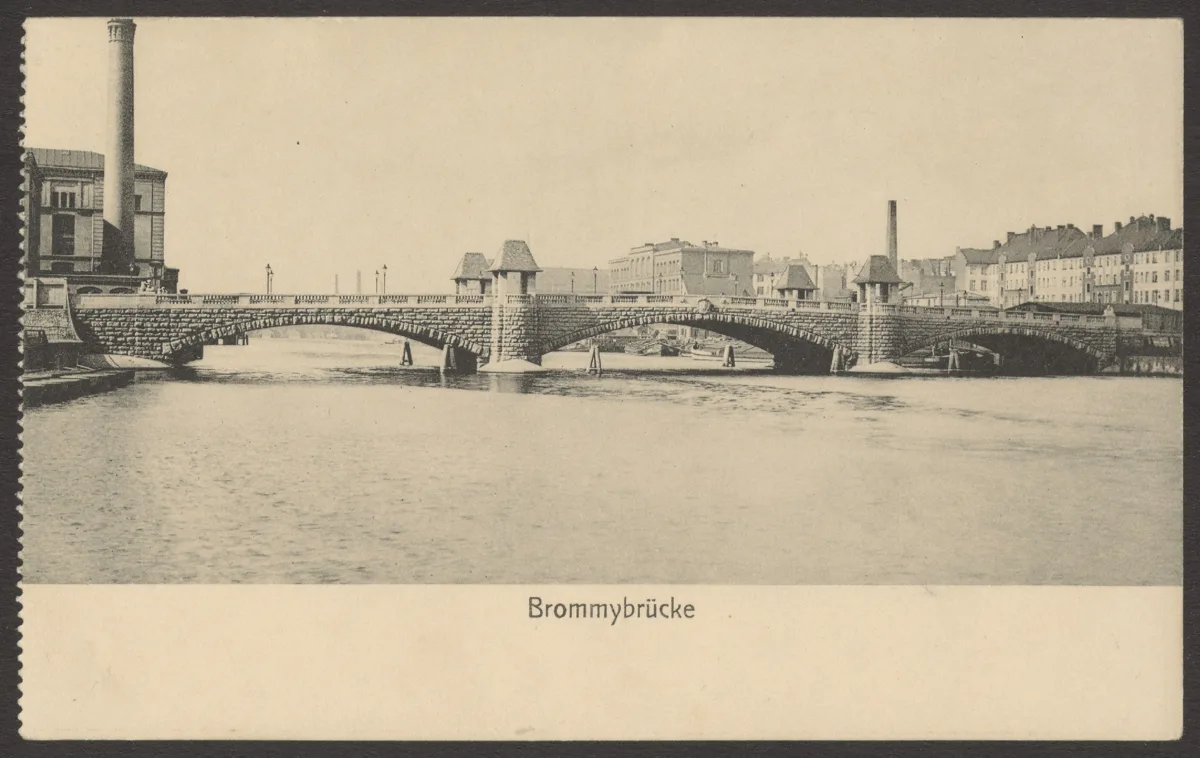 Ansichtskarte "Brommybrücke" — تصویر رکورد یوروپیانا
