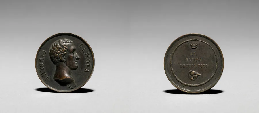 Medal: Antonio Canova — تصویر رکورد موزهٔ هنر کلیولند (دسترسی آزاد)