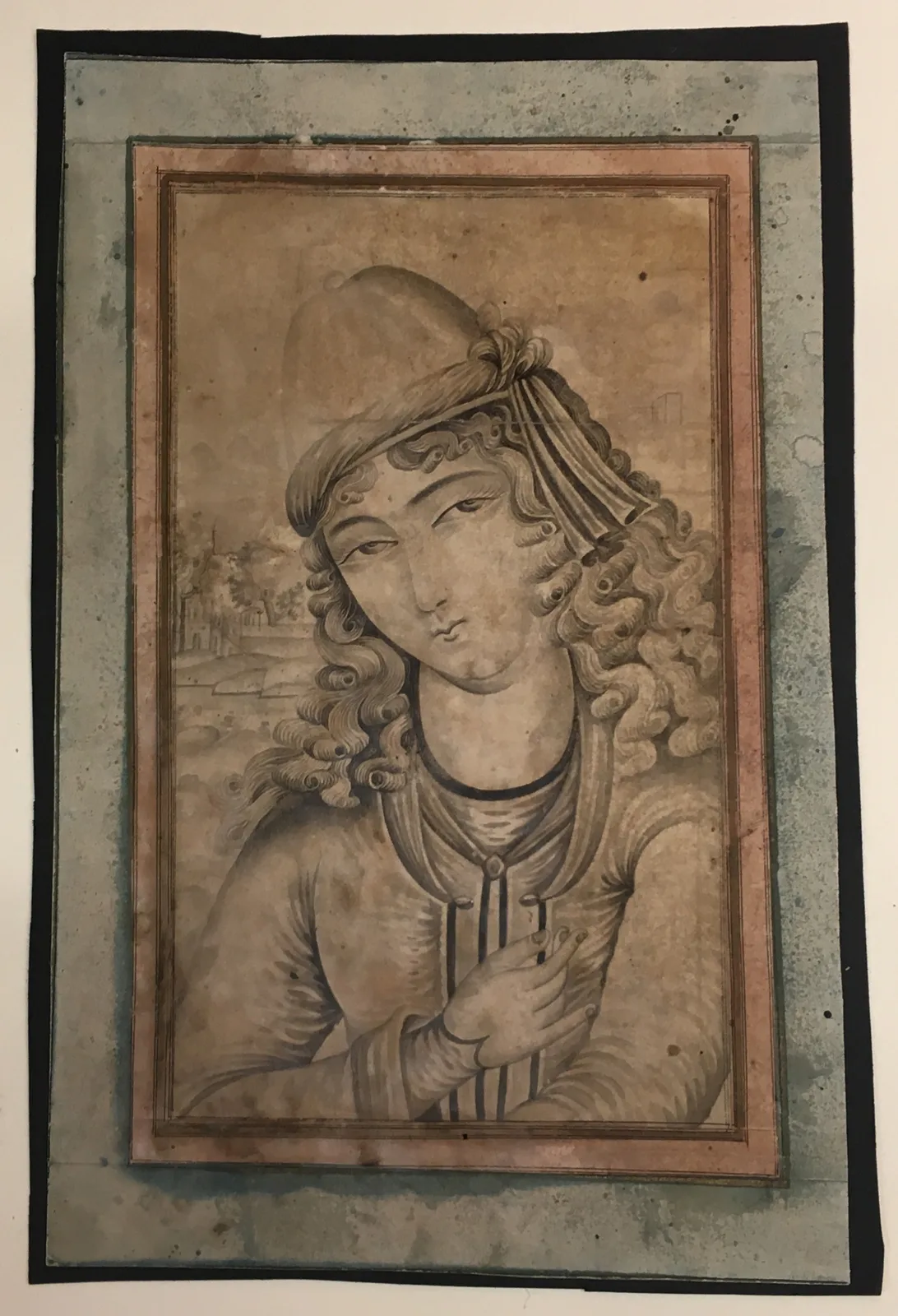 Portrait of Nur Ali Shah — تصویر رکورد موزهٔ متروپولیتن (دسترسی آزاد)
