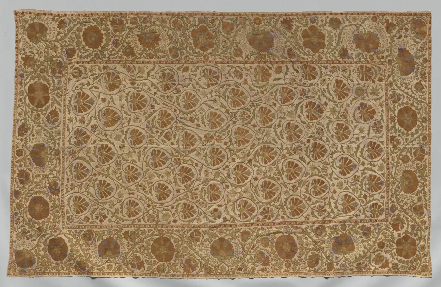 Embroidered Cover — تصویر رکورد موزهٔ هنر کلیولند (دسترسی آزاد)