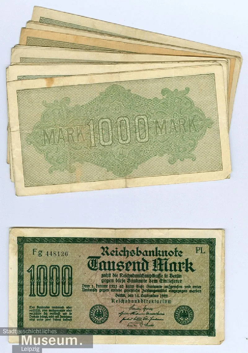 Reichsbanknote über 1.000 Mark — تصویر رکورد یوروپیانا