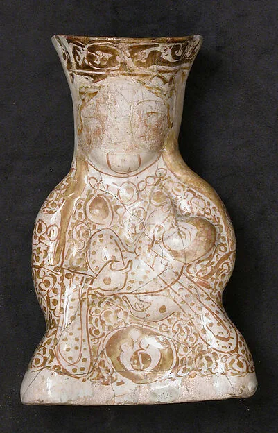 Hollow Vessel in the Shape of a Woman Holding a Child — تصویر رکورد موزهٔ متروپولیتن (دسترسی آزاد)