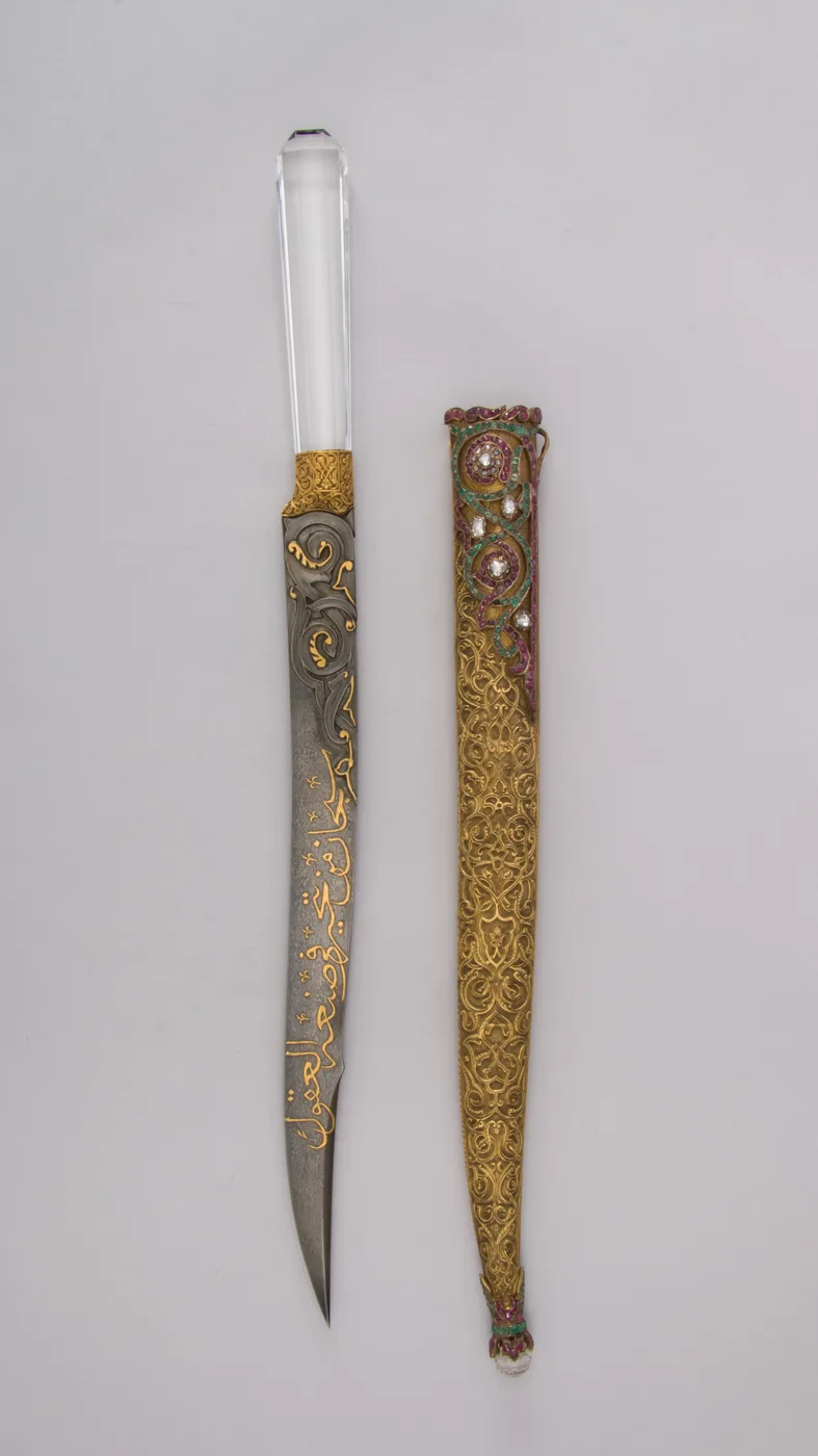 Dagger (Kard) with Shealth — تصویر رکورد موزهٔ متروپولیتن (دسترسی آزاد)