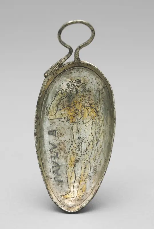 Spoon with Saint Paul as an Athlete — تصویر رکورد موزهٔ هنر کلیولند (دسترسی آزاد)