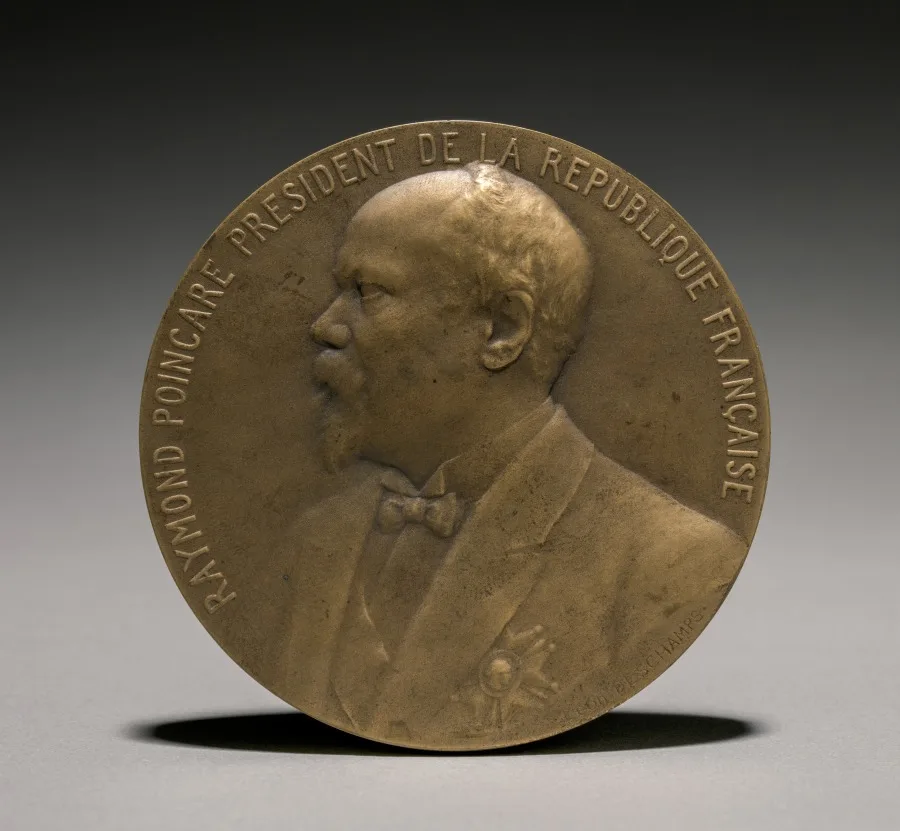 Poincarè Medal (obverse) — تصویر رکورد موزهٔ هنر کلیولند (دسترسی آزاد)