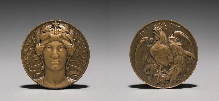Medal — تصویر رکورد موزهٔ هنر کلیولند (دسترسی آزاد) — شمارهٔ رکورد 1919.102