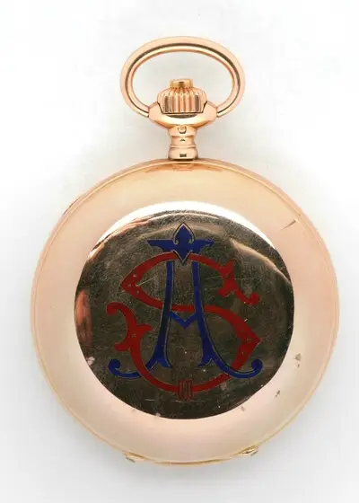 Taschenuhr, A. Eppner und Co., Silberberg, um 1900 — تصویر رکورد یوروپیانا