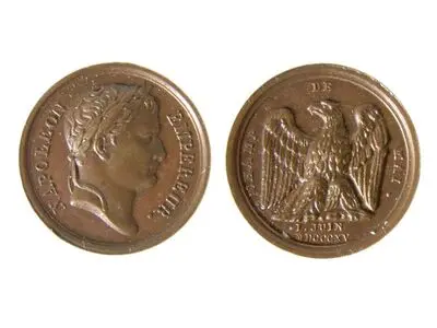 Medalie (jeton) dedicată adunării politice din 1 iunie 1815 — تصویر رکورد یوروپیانا
