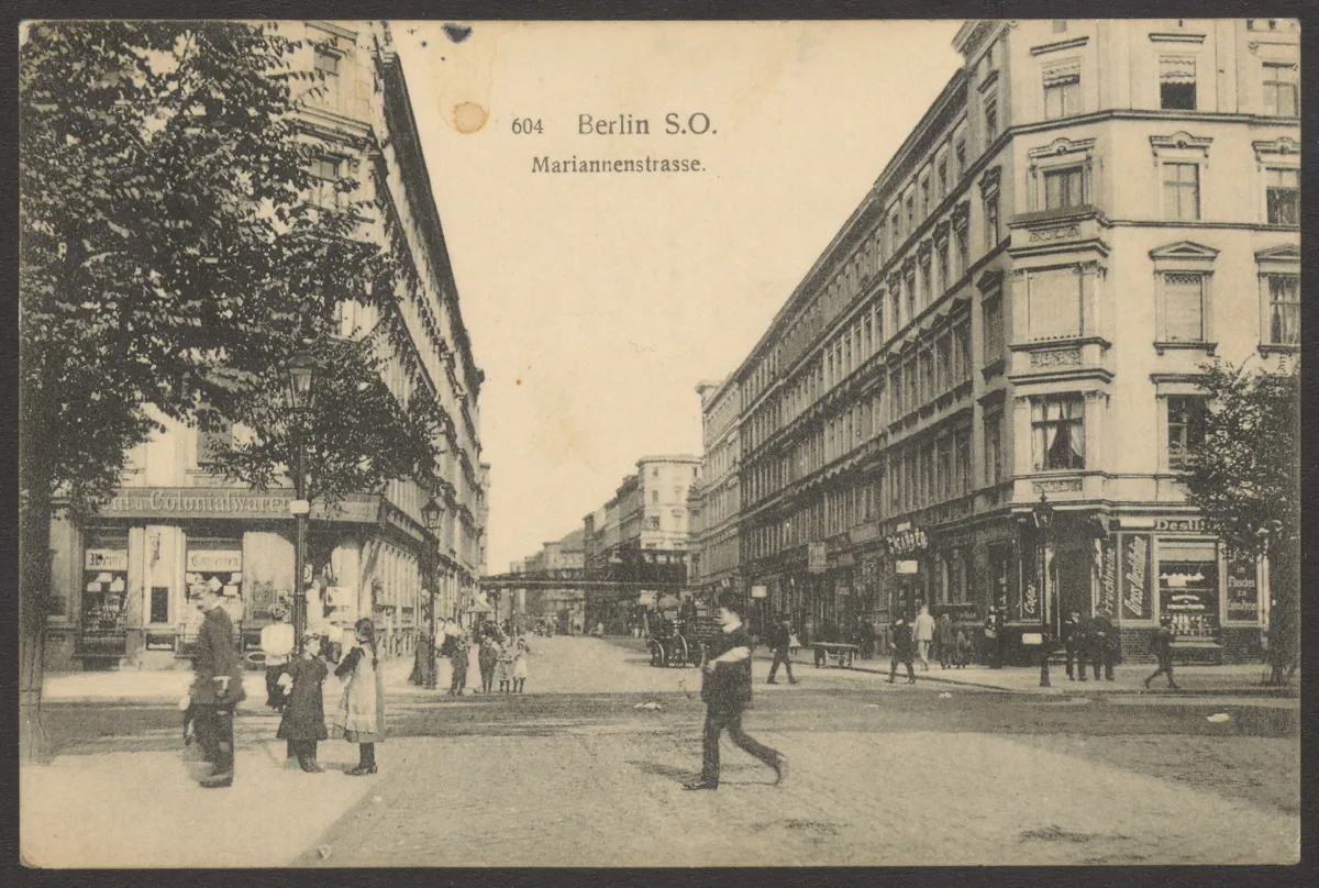 Ansichtskarte "Mariannenstrasse" — تصویر رکورد یوروپیانا